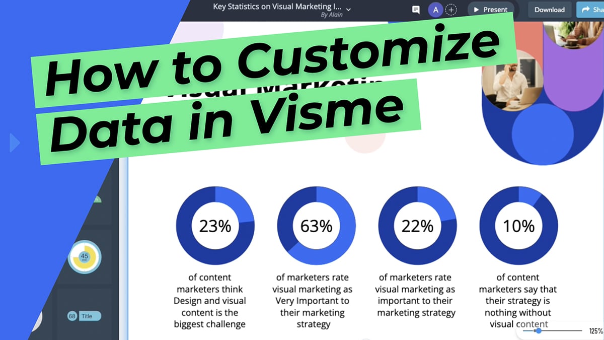 How to Customize Data in Visme – Data Visualization Made Easy